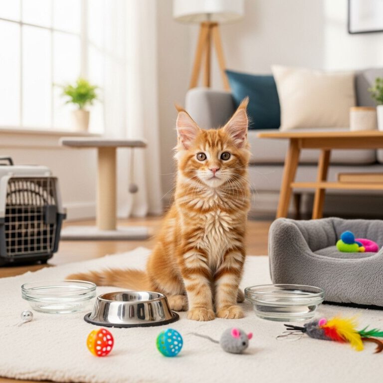 De eerste week met je Maine Coon: een complete checklist