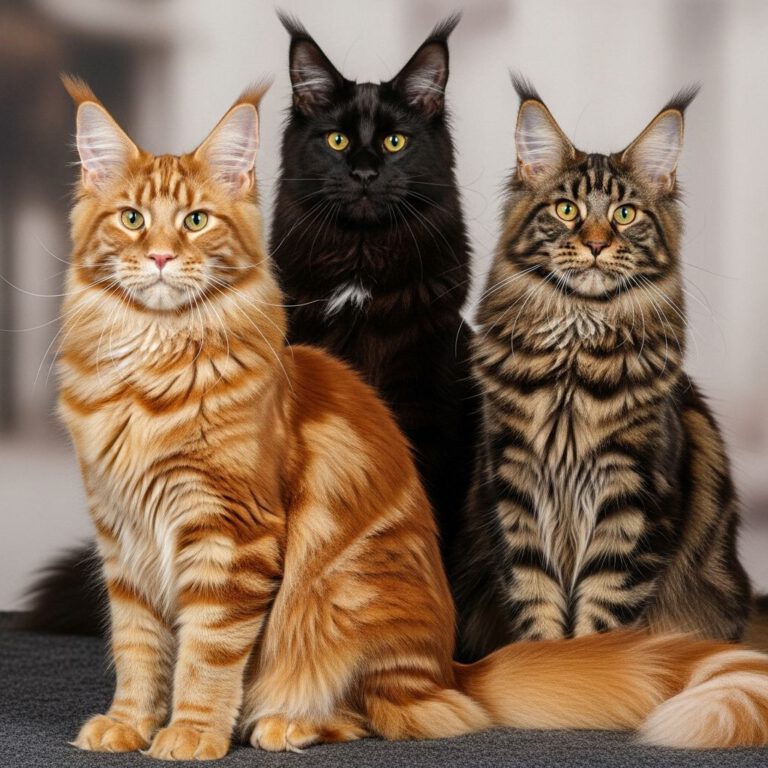 Welke kleuren en soorten zijn er van de Maine Coon?