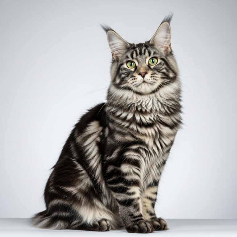 Black silver tabby Maine Coon: kenmerken, verzorging en prijzen