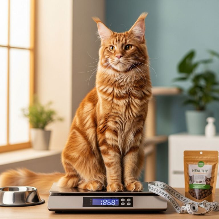 Maine Coon gewicht: hoe zwaar wordt deze reusachtige kat echt?